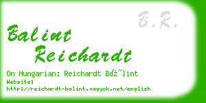 balint reichardt business card